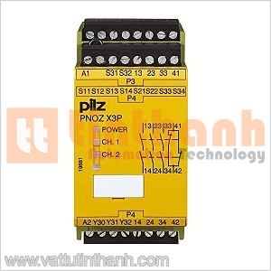 787310 - Relay an toàn PNOZ X3P C 24VDC 24VAC Pilz