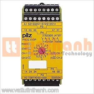 787512 - Relay an toàn PNOZ XV3P C 3/24 VDC 3n/o 2n/o t Pilz