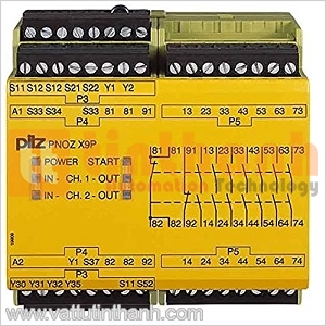 787606 - Relay an toàn PNOZ X9P C 24DC 24-240VACDC Pilz