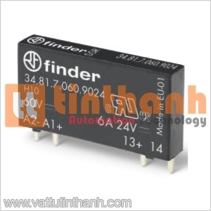 348170059024 - PCB relay (EMR or SSR) 6A - 24VDC - Finder TT