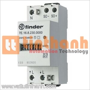 7E1682300000 - Đồng hồ đo năng lượng 230V 65A - Finder TT