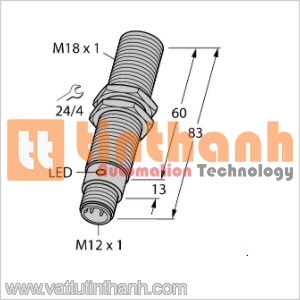 BC5-M18-AN4X-H1141/S250 - Cảm biến điện dung - Turck TT