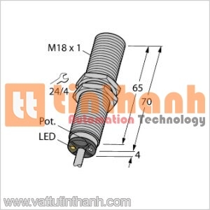 BC5-M18-RP4X - Cảm biến điện dung - Turck TT