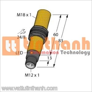BC5-S18-AN4X-H1141/S250 - Cảm biến điện dung - Turck TT