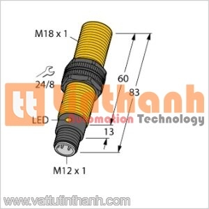 BC5-S18-RP4X-H1141/S250 - Cảm biến điện dung - Turck TT