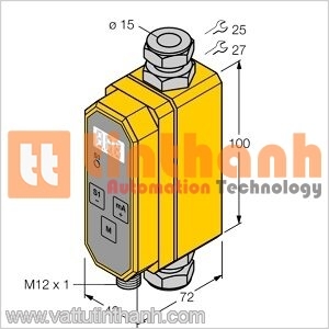FCMI-15D12DYA4P-LIUP8X-H1141 - Cảm biến lưu lượng - Turck TT