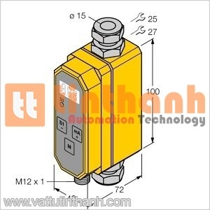 FCMI-15D12DYA4P-LIUP8X-H1141/S1352 - Cảm biến lưu lượng - Turck TT