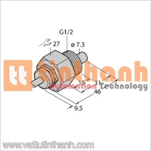 FCS-G1/2HB2-NA - Cảm biến lưu lượng - Turck TT