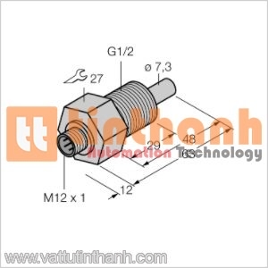 FCS-GL1/2T-NAEX-H1141 - Cảm biến lưu lượng - Turck TT