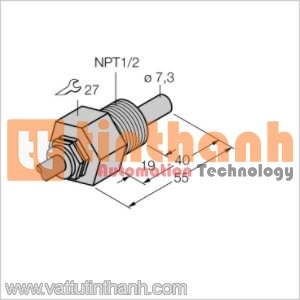 FCS-N1/2A4-NA/D100 - Cảm biến lưu lượng - Turck TT