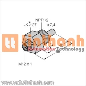 FCS-N1/2A4-NAEX-H1141 - Cảm biến lưu lượng - Turck TT