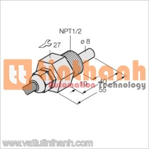 FCS-N1/2T-NA - Cảm biến lưu lượng - Turck TT