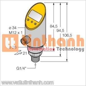 PS010V-304-2UPN8X-H1141 - Cảm biến áp suất - Turck TT