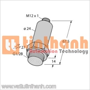PT010R-29-LI3-H1140 - Bộ chuyển đổi áp suất - Turck TT