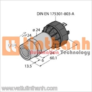 PT1.6R-1001-I2-DA91 - Cảm biến áp suất - Turck TT