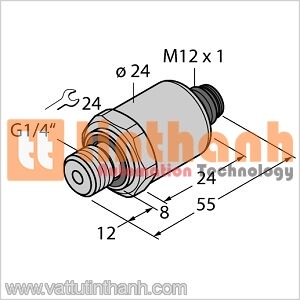 PT1.6R-1004-I2-H1141 - Cảm biến áp suất - Turck TT