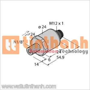 PT1000PSIG-2014-I2-H1141 - Bộ chuyển đổi áp suất - Turck TT