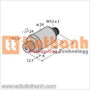 PT1000R-2003-I2-H1143 - Bộ chuyển đổi áp suất - Turck TT