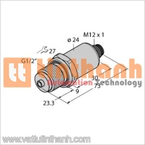 PT1000R-2008-IX-H1143 - Bộ chuyển đổi áp suất - Turck TT