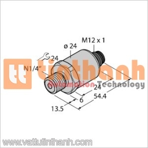 PT100PSIG-1003-I2-H1141/X - Bộ chuyển đổi áp suất - Turck TT