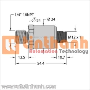 PT100PSIG-1103-I2-H1143 - Bộ chuyển đổi áp suất - Turck TT