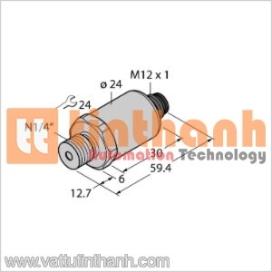 PT100PSIG-2003-U1-H1144 - Bộ chuyển đổi áp suất - Turck TT