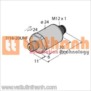 PT100PSIG-2005-I2-H1141 - Bộ chuyển đổi áp suất - Turck TT