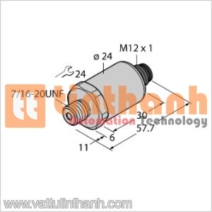 PT100PSIG-2005-U1-H1141/X - Bộ chuyển đổi áp suất - Turck TT