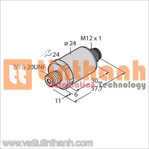 PT100PSIG-2005-U3-H1143/X - Bộ chuyển đổi áp suất - Turck TT