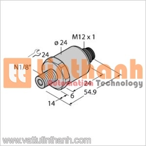 PT100PSIG-2014-I2-H1141 - Bộ chuyển đổi áp suất - Turck TT