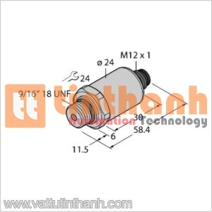 PT100PSIG-2021-I2-H1143 - Bộ chuyển đổi áp suất - Turck TT