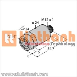 PT100R-2001-I2-H1141/X - Bộ chuyển đổi áp suất - Turck TT