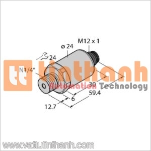 PT100R-2003-U1-H1144 - Bộ chuyển đổi áp suất - Turck TT