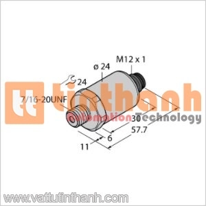 PT100R-2005-U3-H1143 - Bộ chuyển đổi áp suất - Turck TT