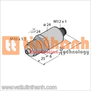 PT100R-2020-I2-H1143 - Bộ chuyển đổi áp suất - Turck TT