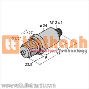 PT100R-2043-I2-H1141 - Bộ chuyển đổi áp suất - Turck TT