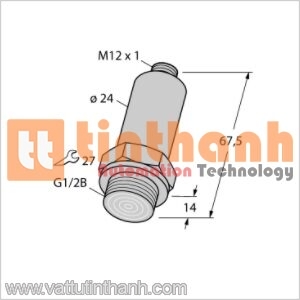 PT100R-29-LI3-H1140 - Bộ chuyển đổi áp suất - Turck TT