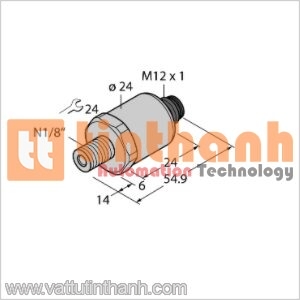 PT10R-1014-U3-H1141 - Bộ chuyển đổi áp suất - Turck TT