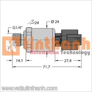 PT10R-1104-I2-DT043P - Bộ chuyển đổi áp suất - Turck TT