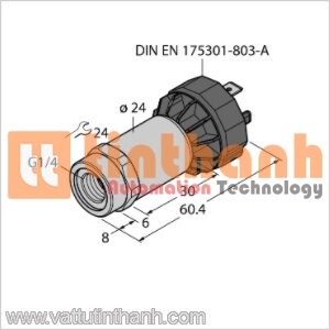 PT10R-2001-U1-DA91 - Bộ chuyển đổi áp suất - Turck TT