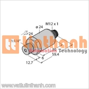 PT10R-2003-IX-H1143 - Bộ chuyển đổi áp suất - Turck TT