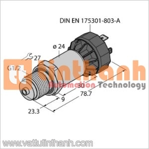 PT10R-2008-I2-DA91 - Bộ chuyển đổi áp suất - Turck TT