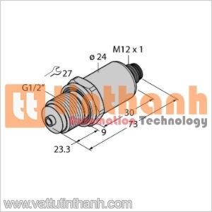 PT10R-2008-I2-H1141 - Bộ chuyển đổi áp suất - Turck TT