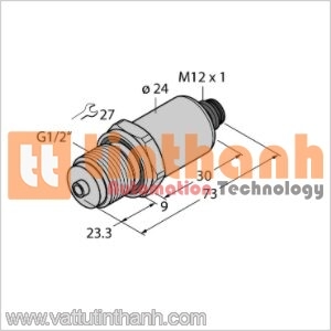 PT10R-2008-U1-H1141 - Bộ chuyển đổi áp suất - Turck TT