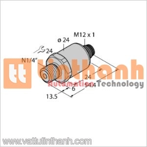 PT130PSIV-1003-I2-H1141 - Bộ chuyển đổi áp suất - Turck TT