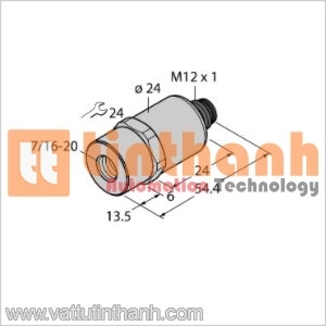 PT130PSIV-1018-U6-H1143 - Bộ chuyển đổi áp suất - Turck TT