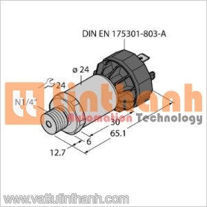 PT130PSIV-2003-I2-DA91 - Bộ chuyển đổi áp suất - Turck TT