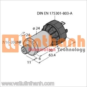 PT130PSIV-2005-I2-DA91/X - Bộ chuyển đổi áp suất - Turck TT