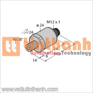 PT150PSIG-1014-I2-H1141 - Bộ chuyển đổi áp suất - Turck TT