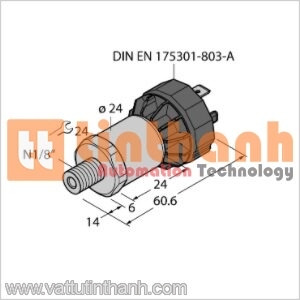 PT150PSIG-1014-U1-DA91 - Bộ chuyển đổi áp suất - Turck TT